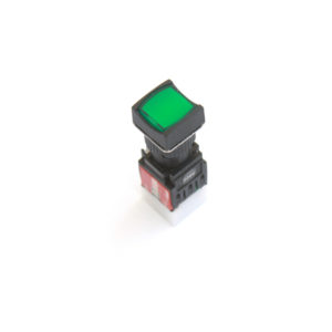 A16SMS 16mm Push Button Green