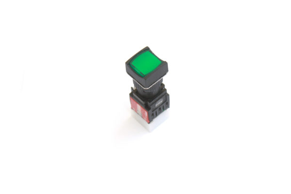 A16SMS 16mm Push Button Green