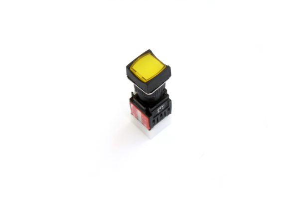 A16SMS 16mm Push Button Yellow