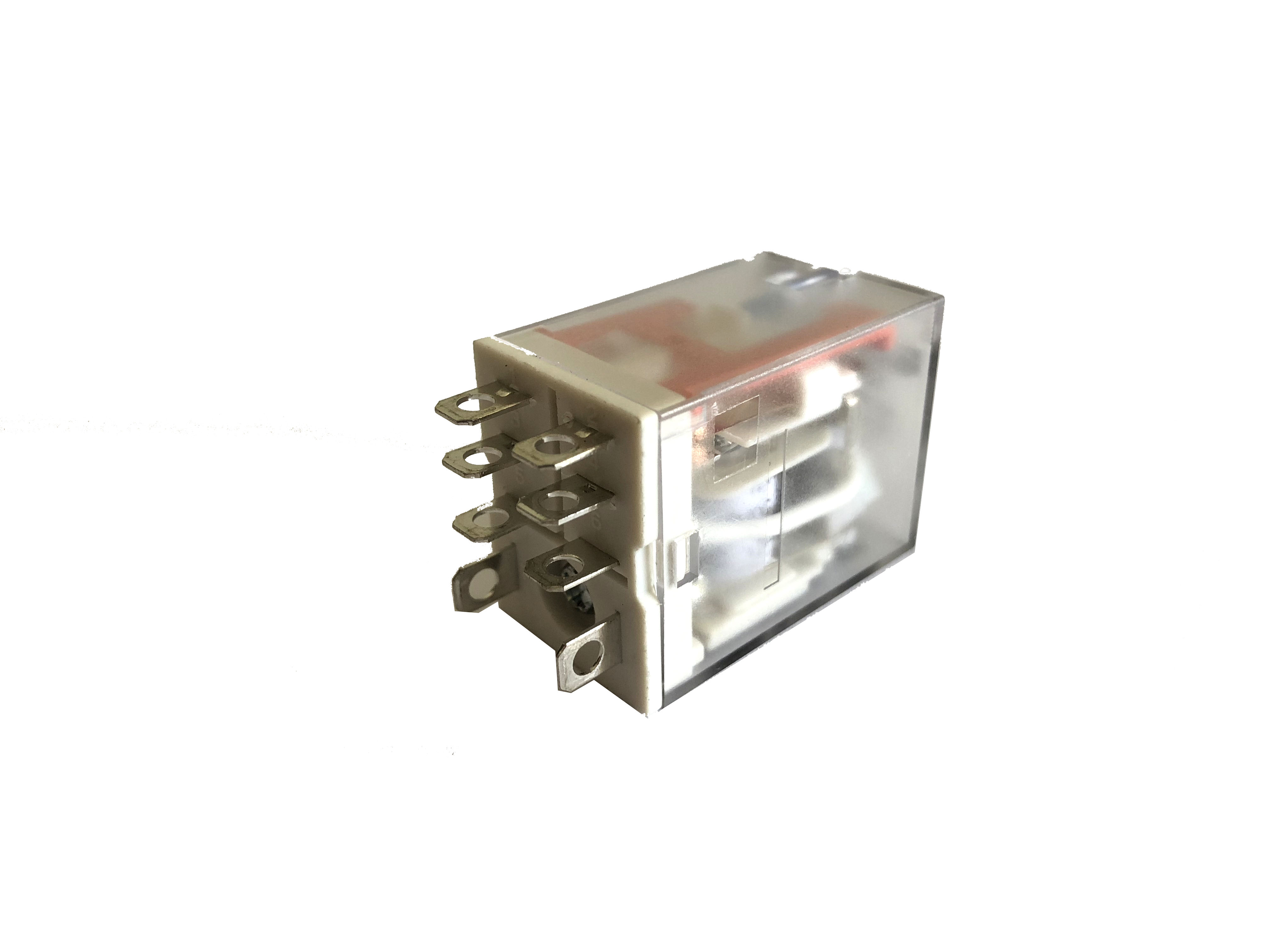 8-Pin 712-12 Relay – 12V – Gold Leads – Single Piece – NEW