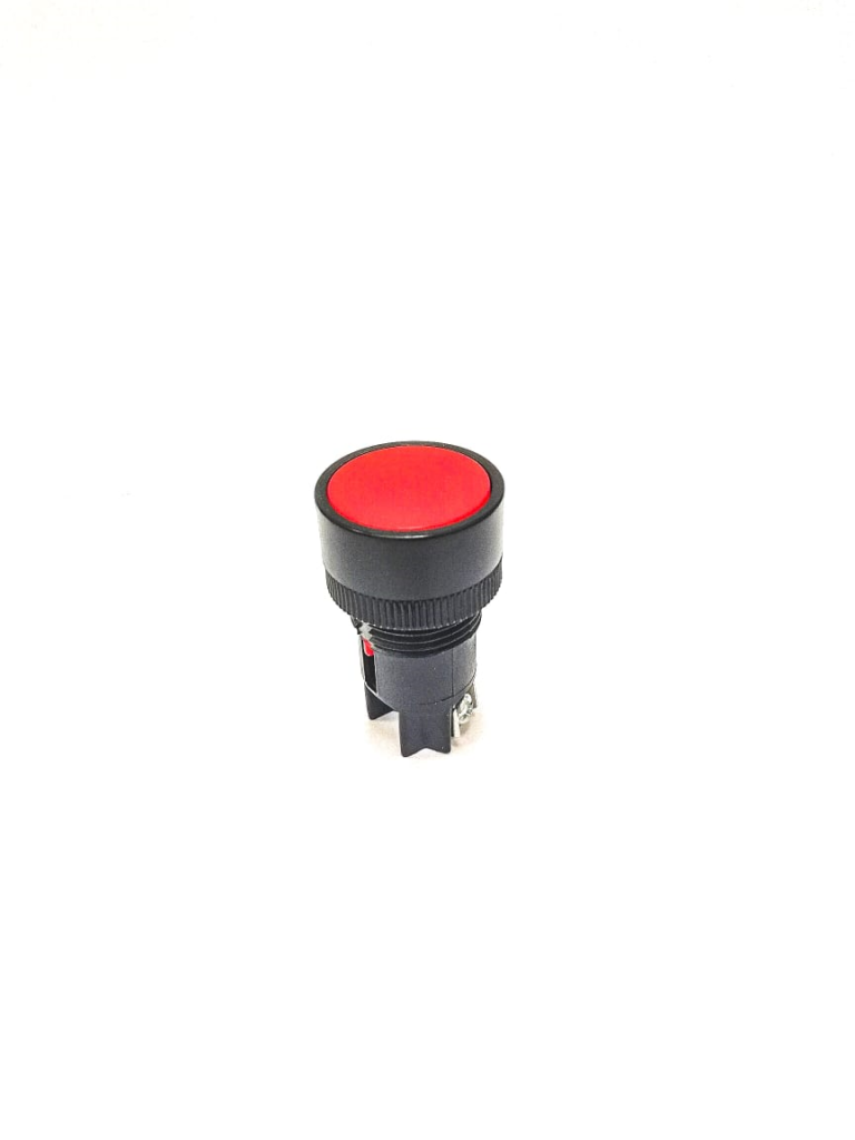 Monolithic Push Button 22mm Red 1NC Model: PB22 Auspicious