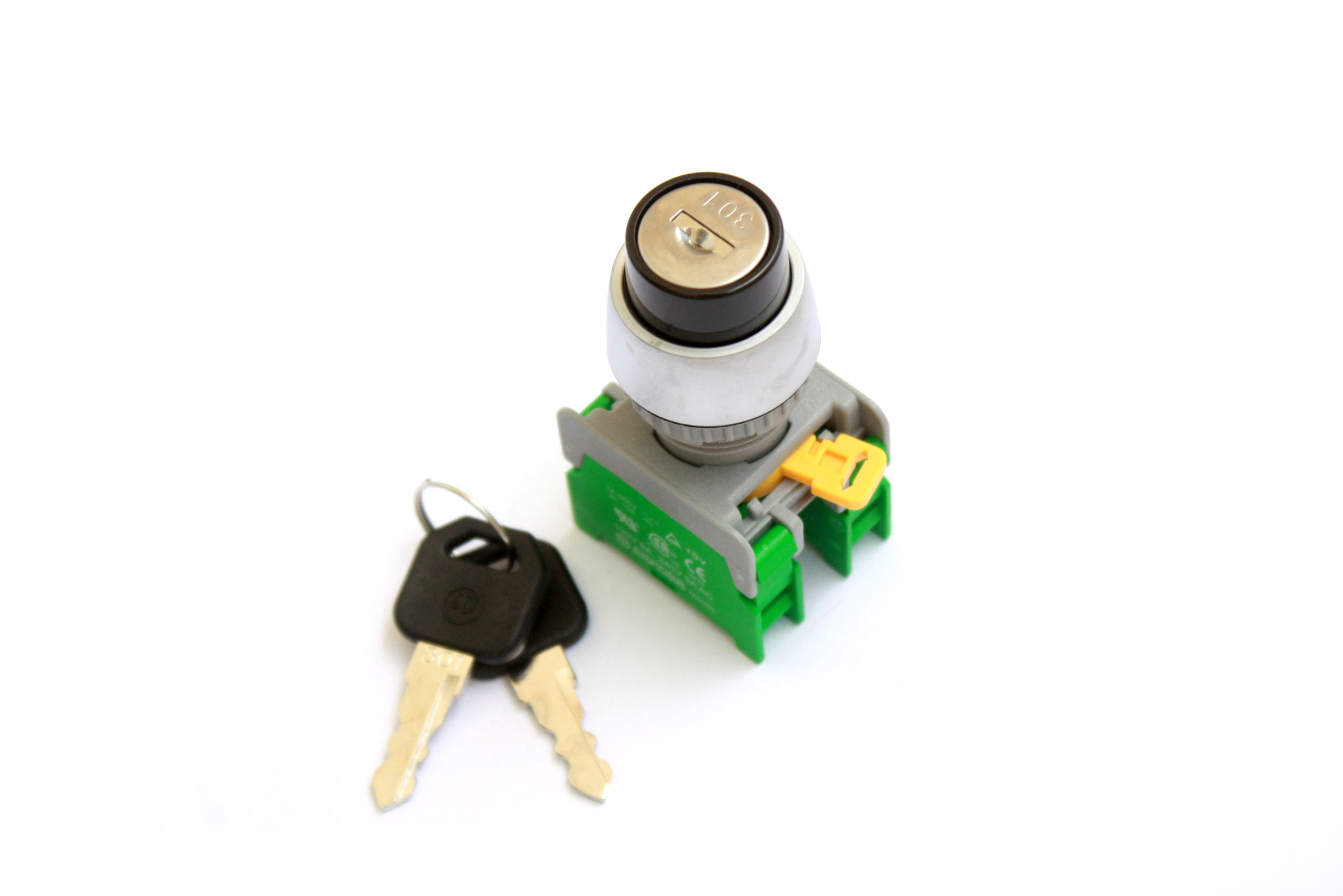 Spring Return Key Switch 3 Position KSR223 Auspicious