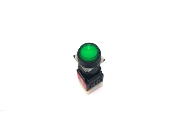 16mm Green Round Push Button