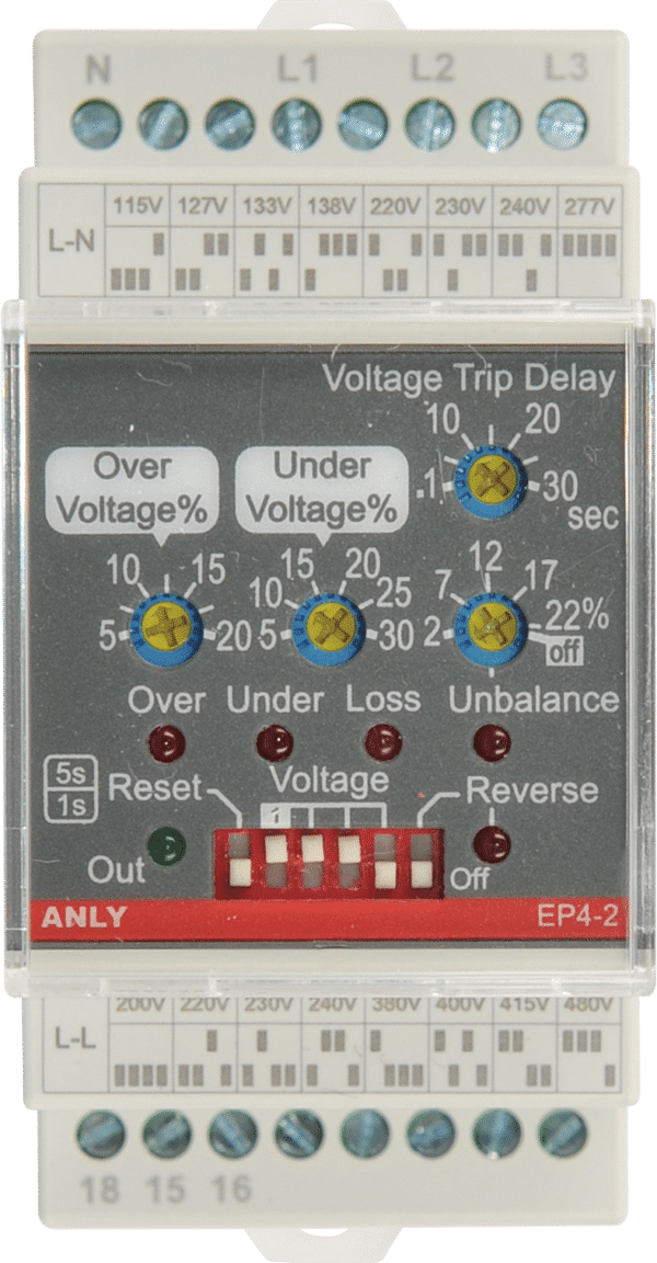 Under Voltage Over Voltage Relay Anly