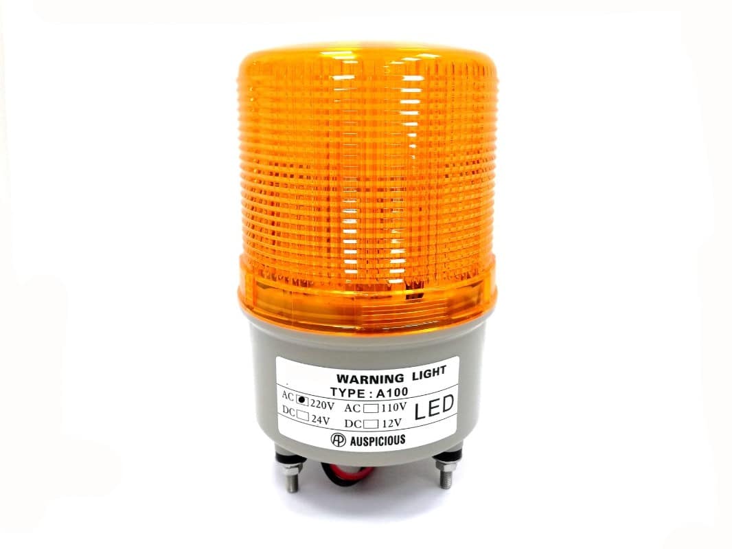 Rotary Warning Light Yellow LED A100 Auspicious