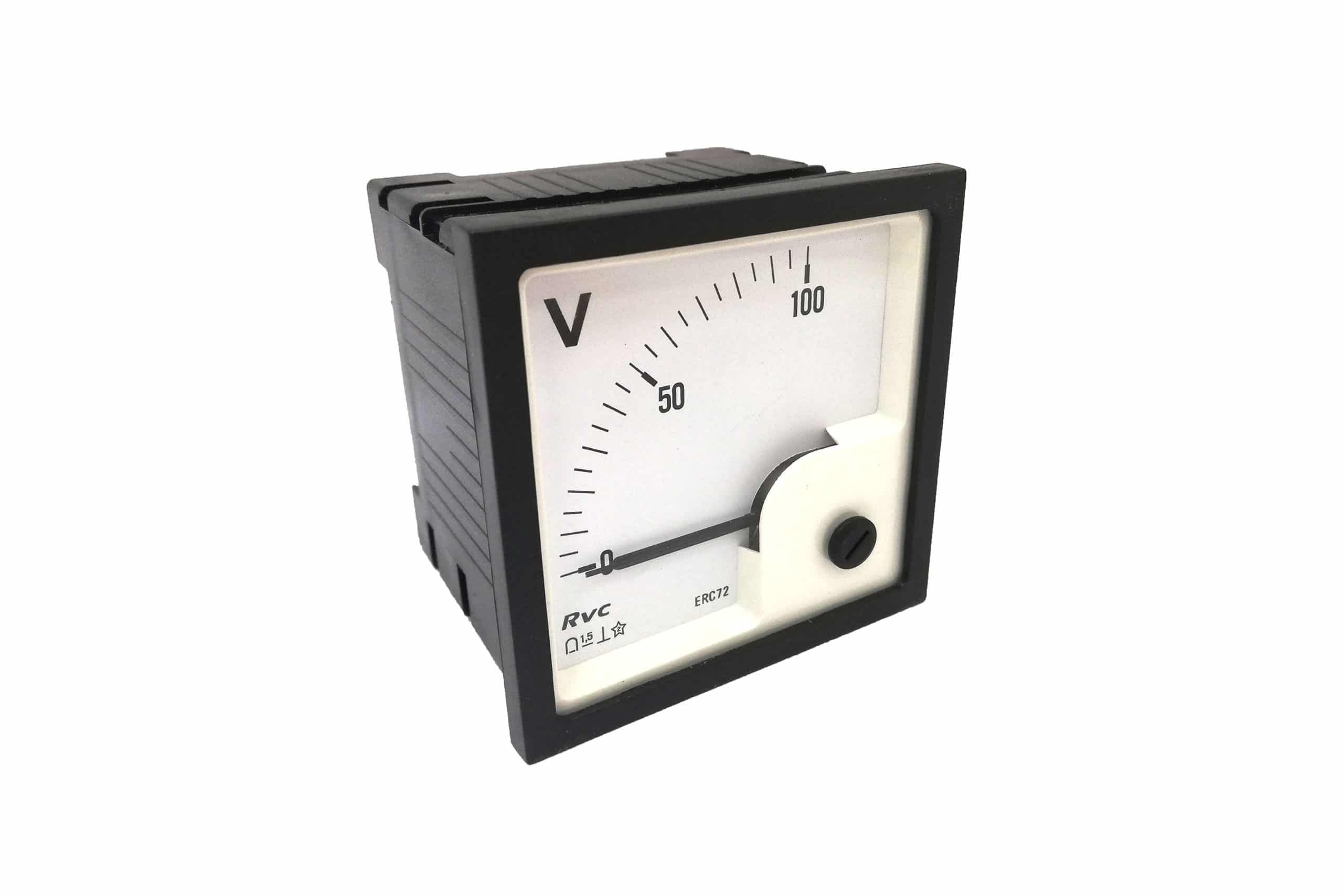 DC Voltmeter Analog 72*72 Various Range Model ERC72 Revalco