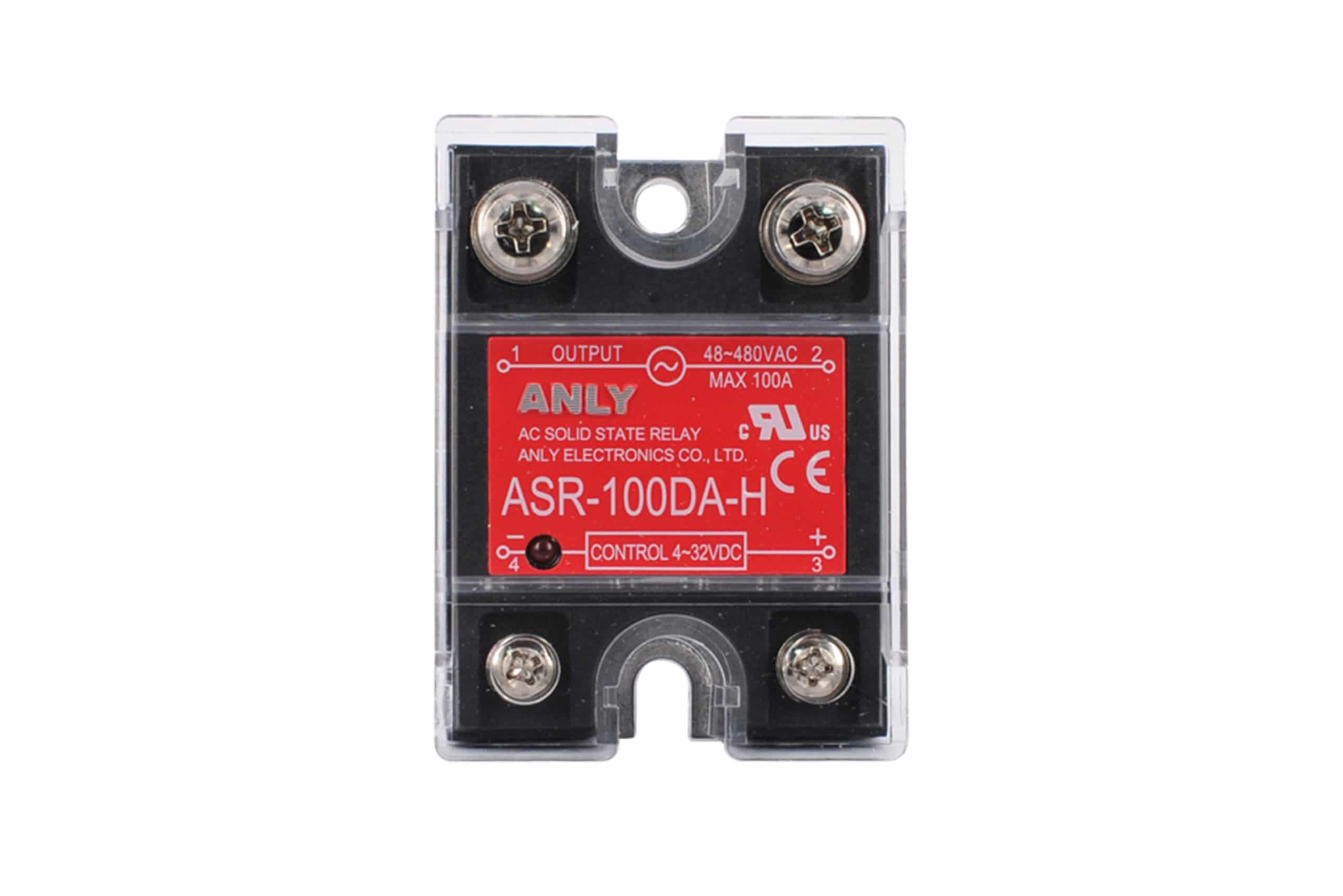 Solid State Relay 100A DCAC Model ASR100DAH Anly