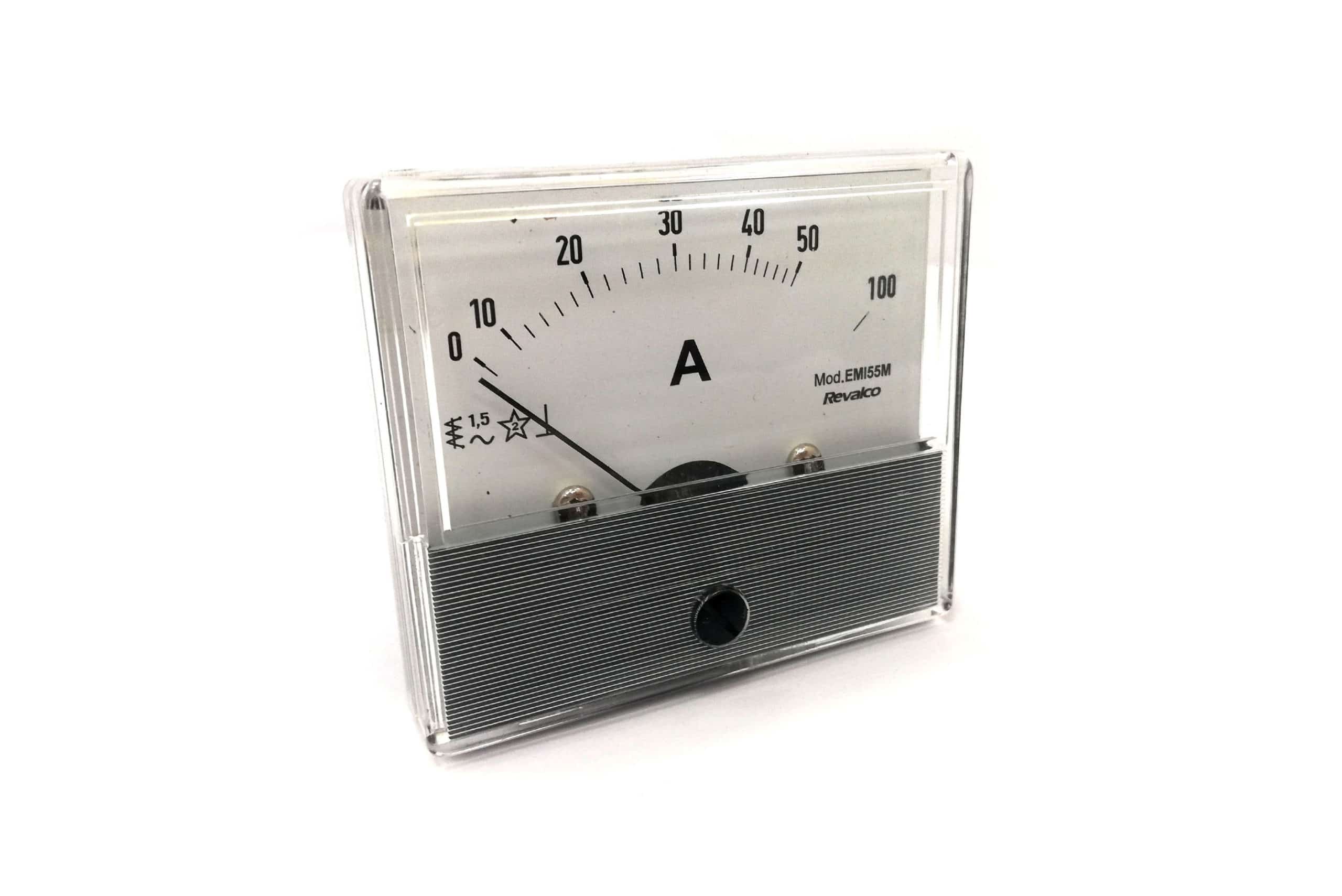 Round Ammeter AC Analogue Type Model EMI55M Revalco