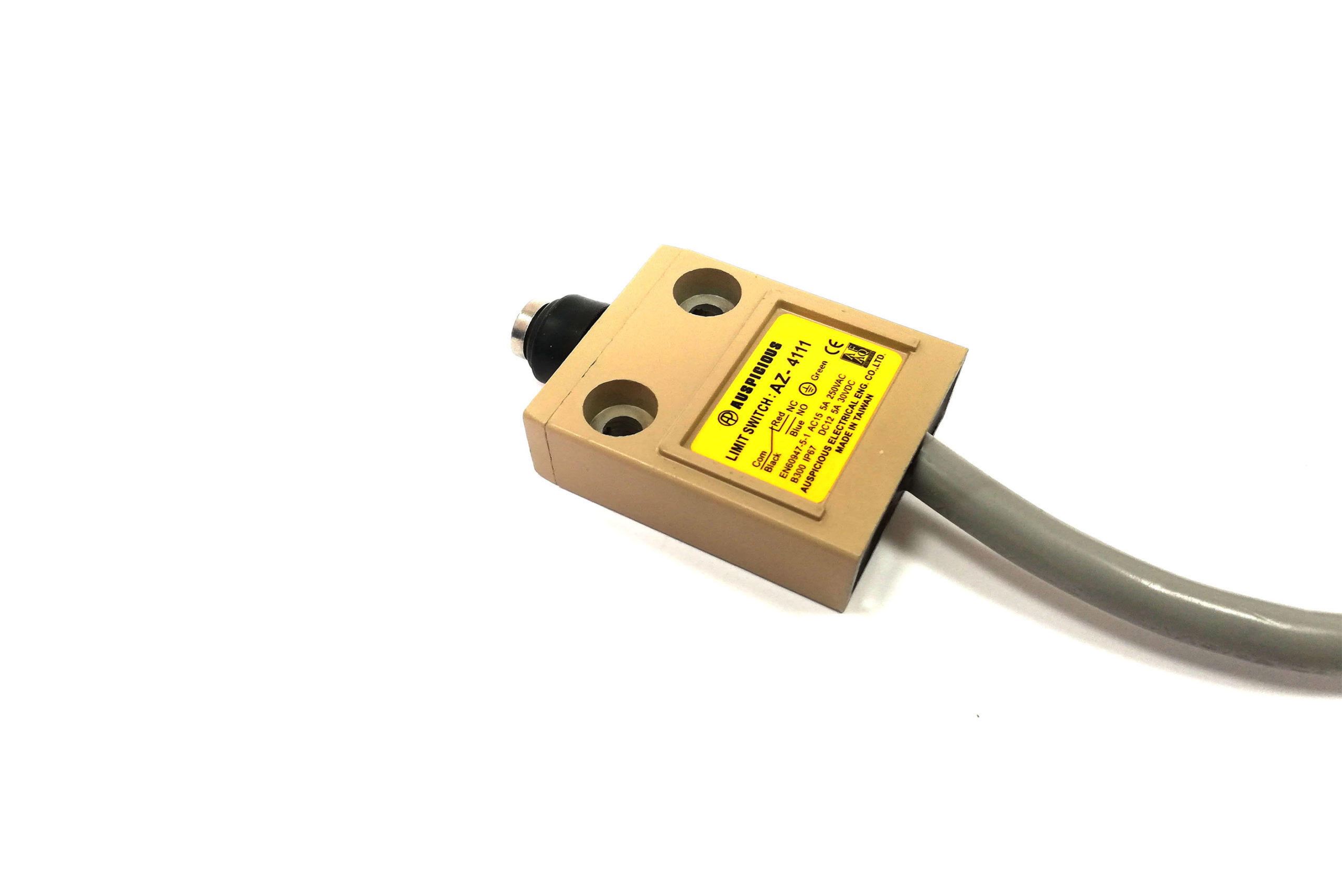 Limit Switch Prewired Push Button Actuator 2 Meter IP67 AZ-4111